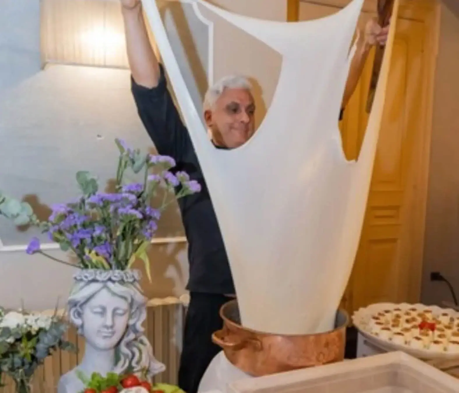 Mozzarella show per comunione